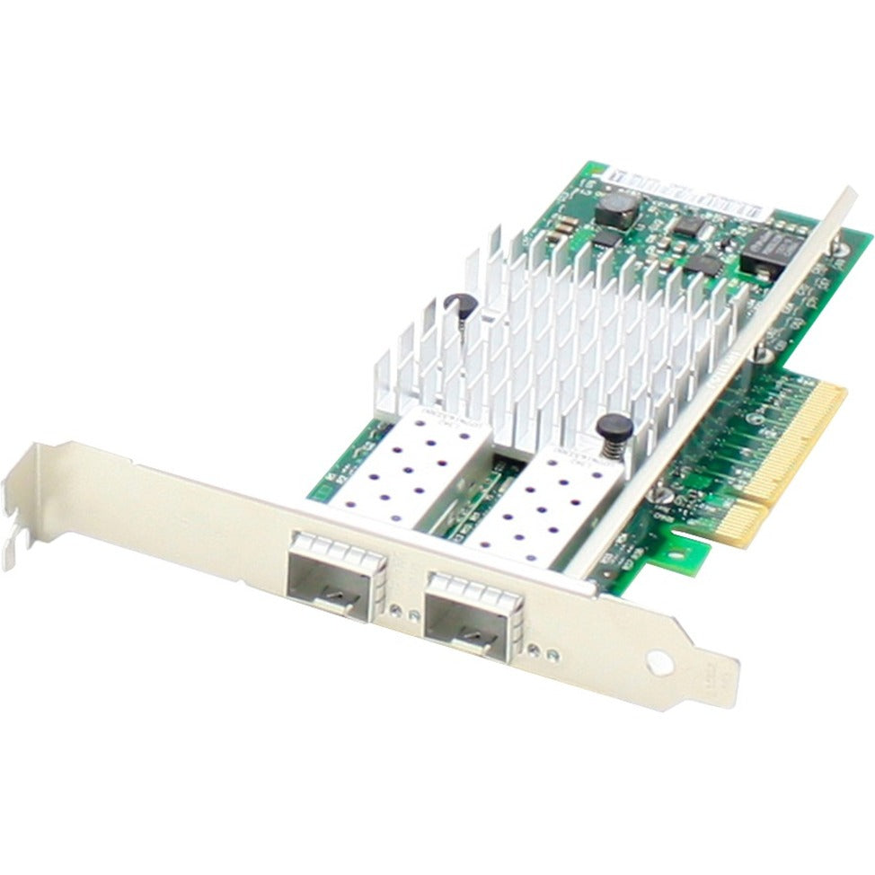 AddOn QLE3242-SR-CK-AO QLogic 10Gigabit Ethernet Card, Dual SFP+ Port, 10GBase-SR, Lifetime Warranty