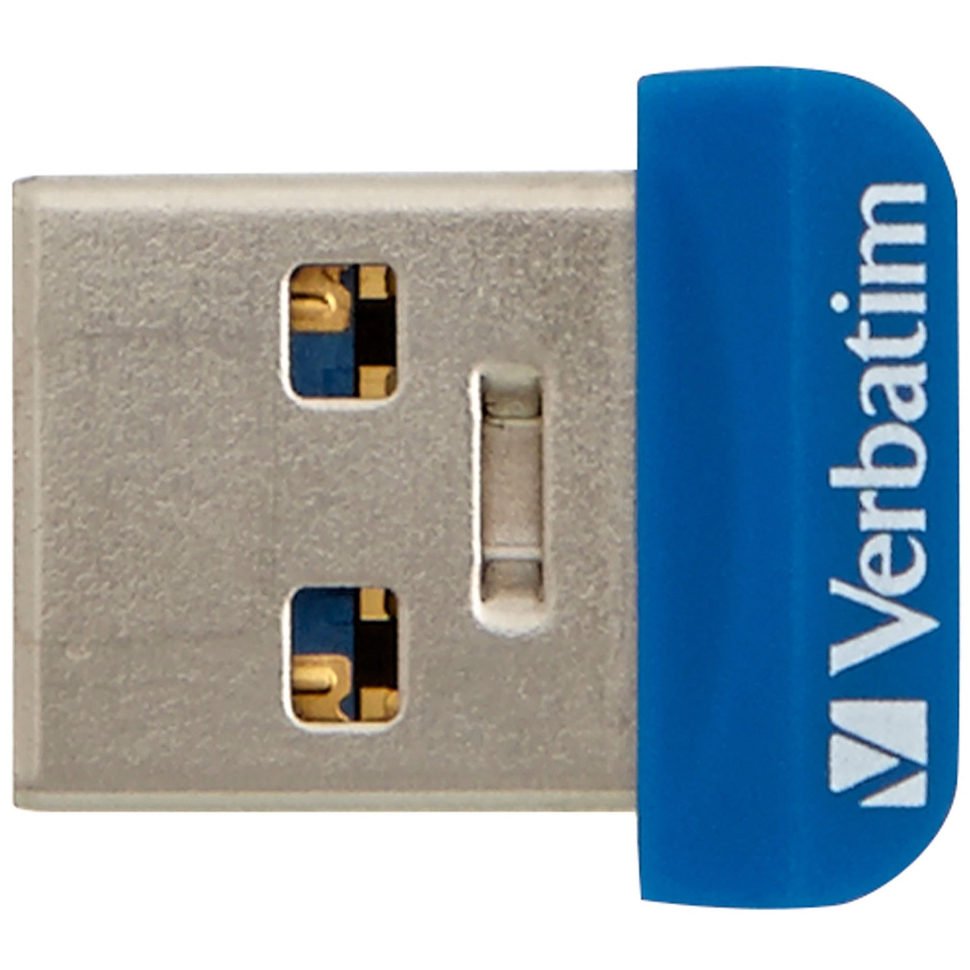 Microban 98709 Store 'N' Stay Nano USB 3.2 Gen 1 Flash Drive, 16GB, Blue