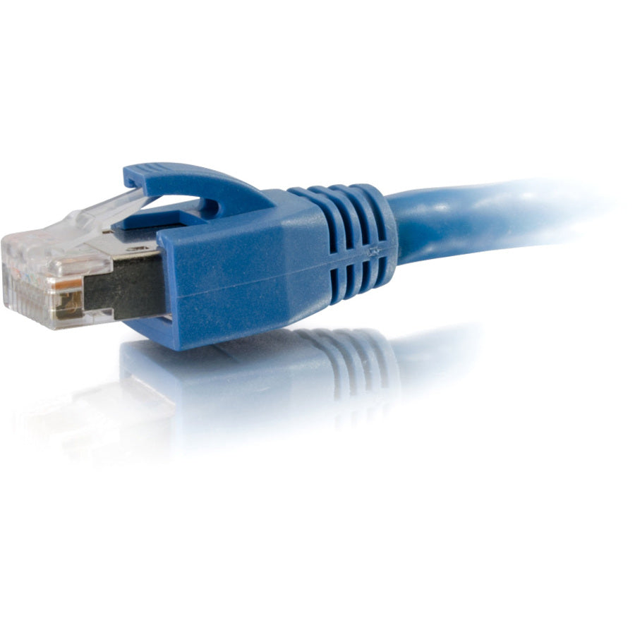 C2G 43170 150ft Cat6 Shielded Ethernet Cable, Blue - High-Speed Network Patch Cable