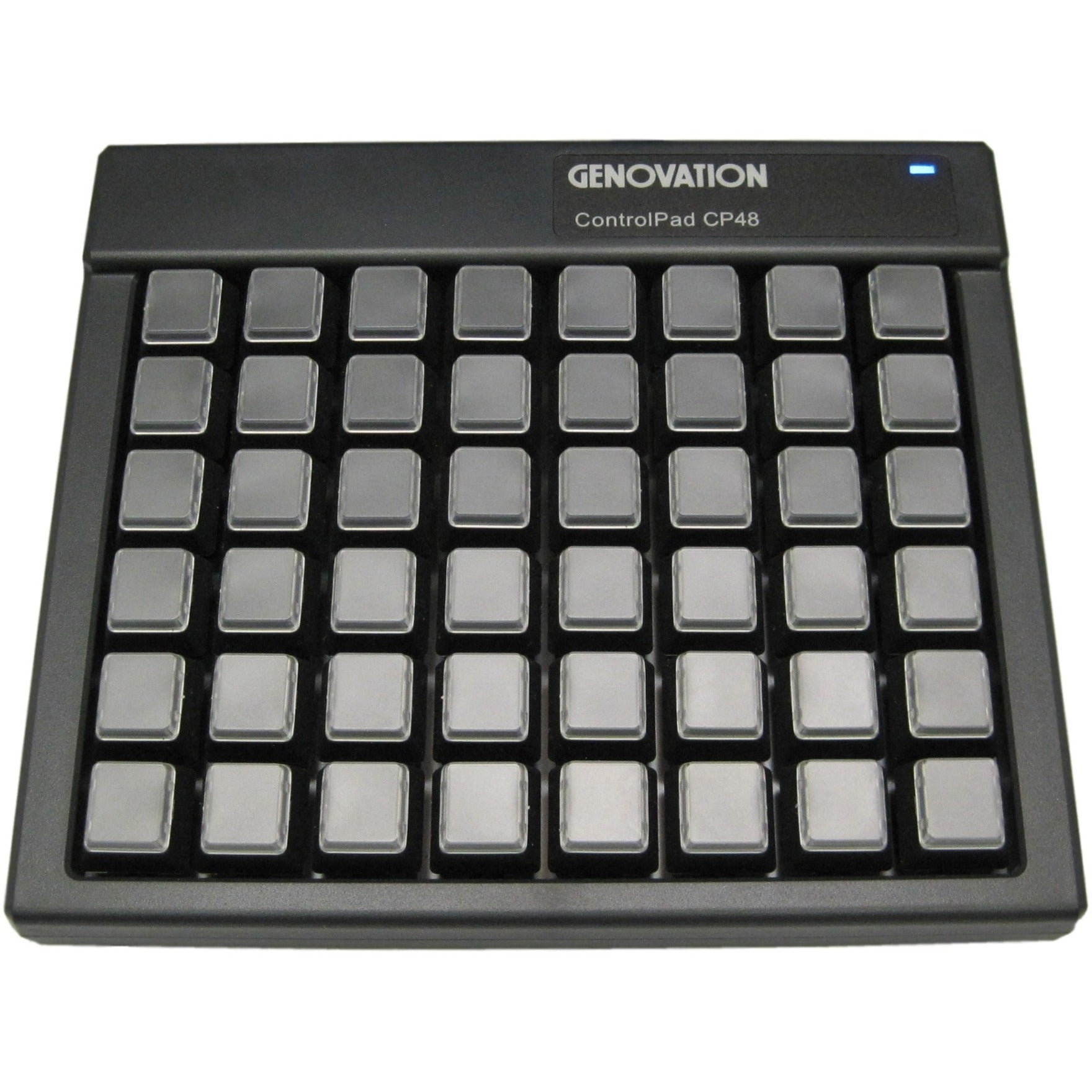 Genovation CP48-USBHID ControlPad USB Keypad, Programmable, Mechanical Keys, 48 Keys