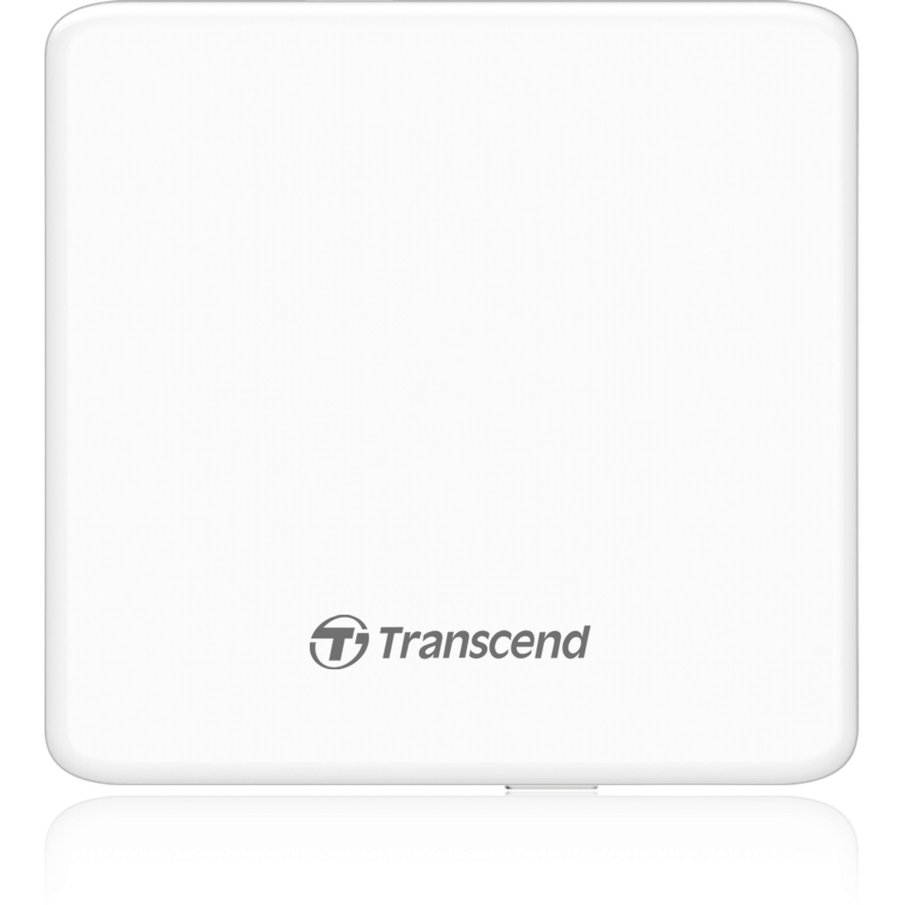 Transcend TS8XDVDS-W Extra Slim Portable DVD Writer, USB 2.0, 2 Year Limited Warranty