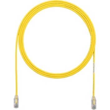 Panduit UTP28SP3YL 3ft CAT6 Yellow 28AWG Network Cable, Patch Cable, RJ-45 Male Connectors