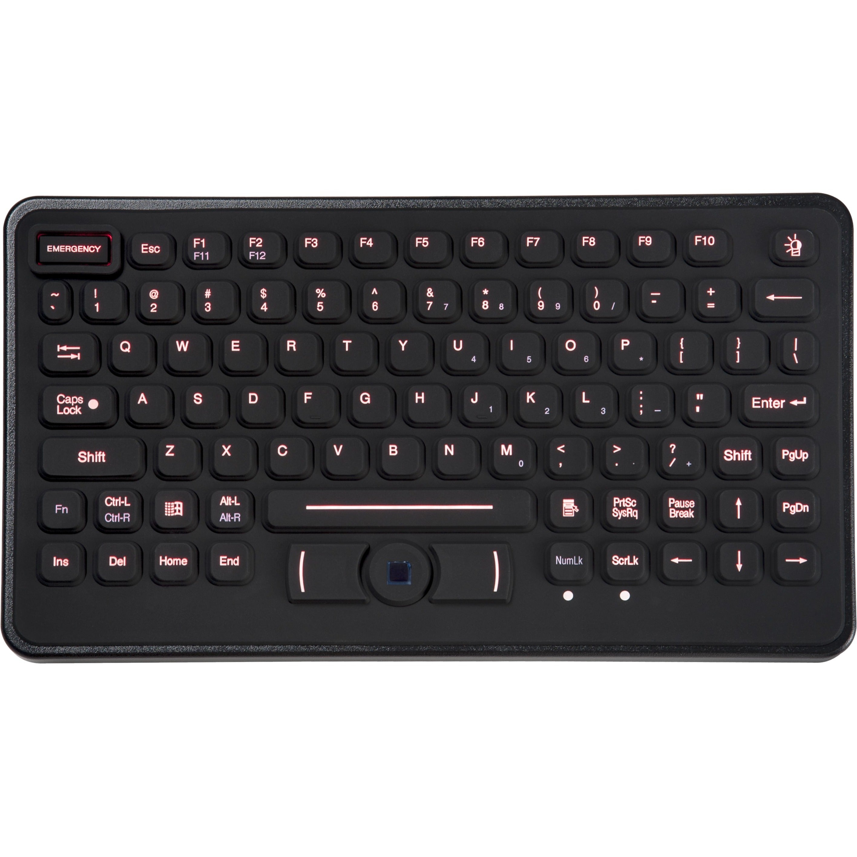 TG3 KBA-BLH-5RU BLH Keyboard, QWERTY, USB Cable, 82 Keys, Black