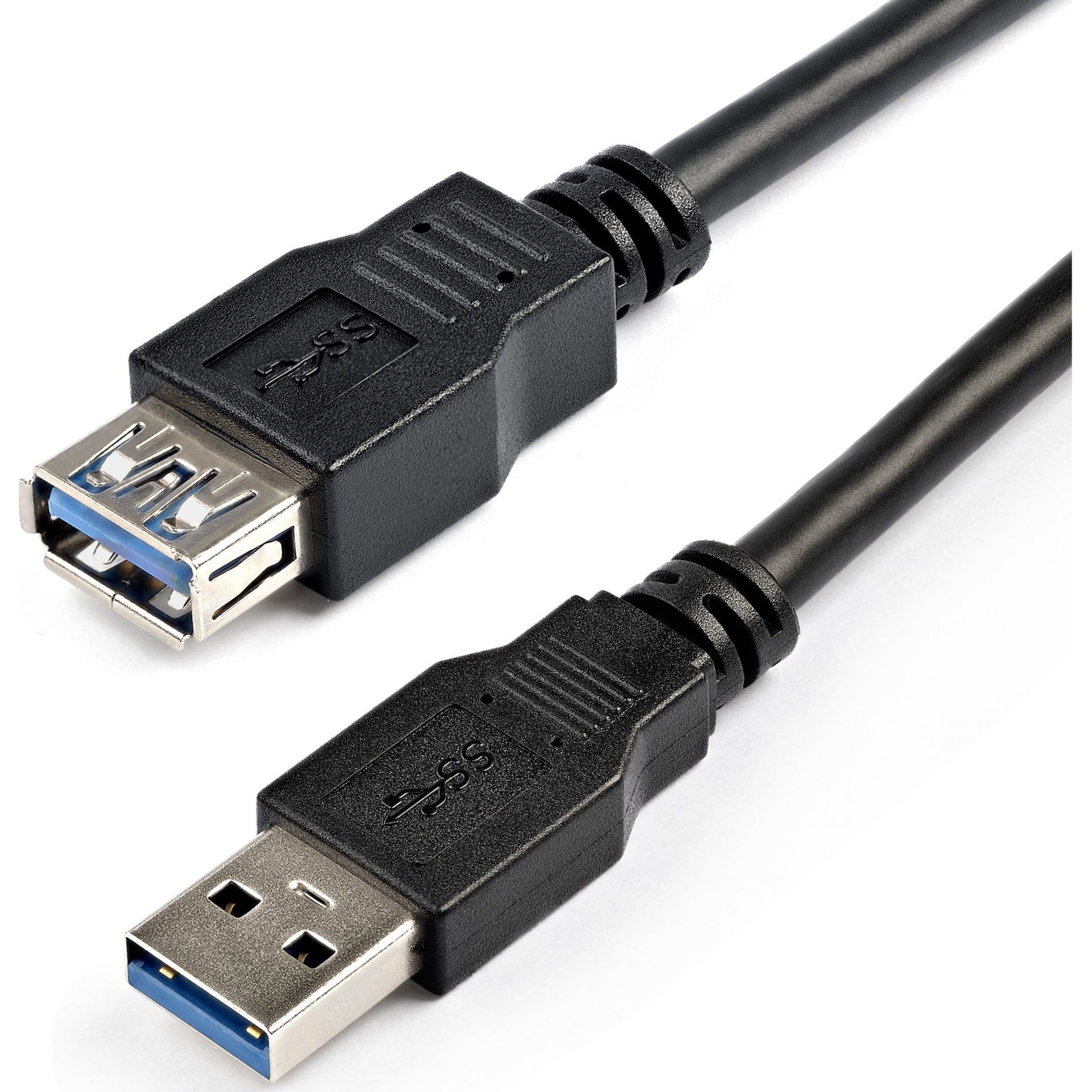 StarTech.com USB3SEXT2MBK 2m Black SuperSpeed USB 3.0 Extension Cable A to A - M/F, EMI Protection, 5 Gbit/s Data Transfer Rate