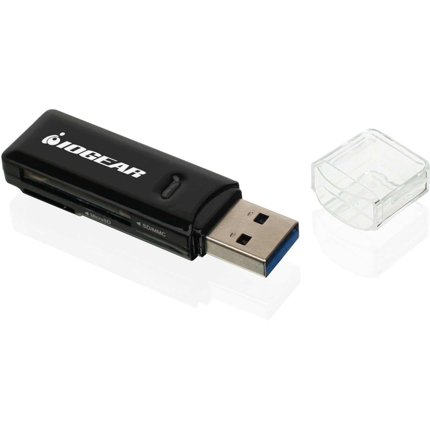 IOGEAR GFR305SD Compact USB 3.0 SDXC/MicroSDXC Card Reader/Writer, High-Speed Data Transfer and Easy File Management