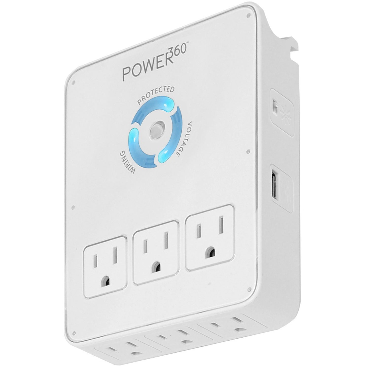 Panamax P360-DOCK Power360 6-Outlets Surge Suppressor/Protector, 1080J, USB Charging