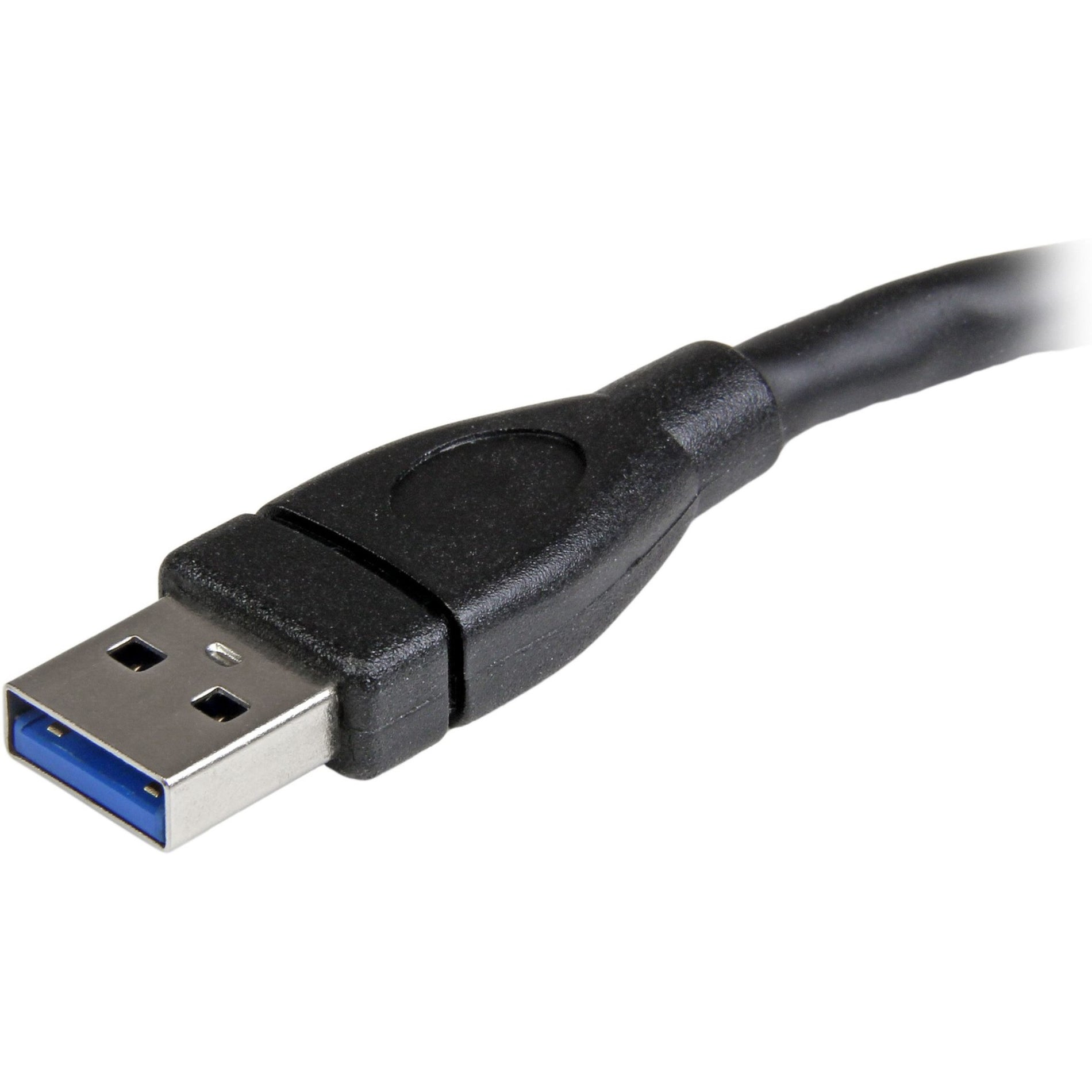 StarTech.com USB3EXT6INBK 6in Black USB 3.0 Extension Adapter Cable A to A - M/F, Molded, Damage Resistant, Strain Relief, 5 Gbit/s