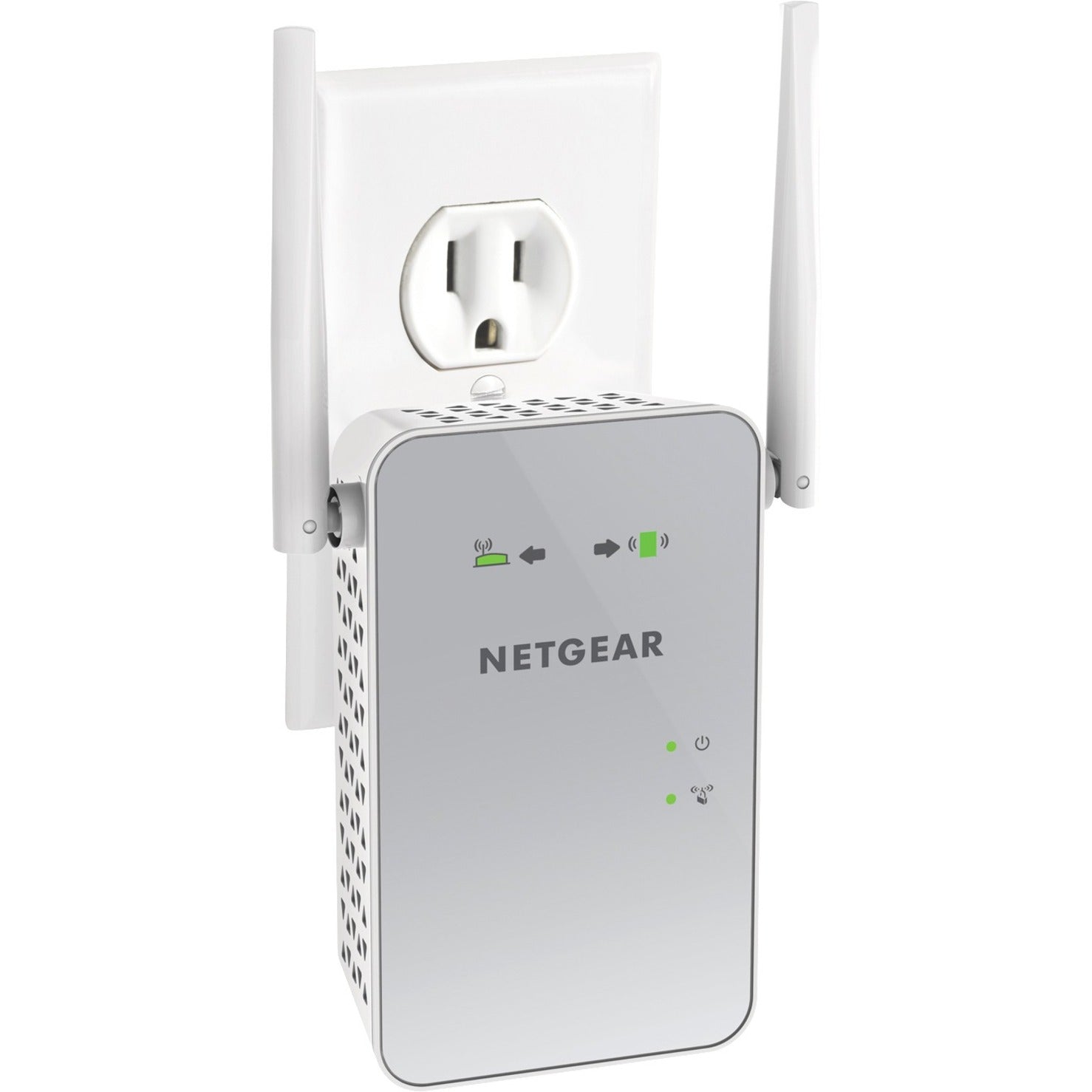 Netgear EX6150-100NAS AC1200 WiFi Range Extender, Dual Band Gigabit, 1.17 Gbit/s Wireless Transmission Speed