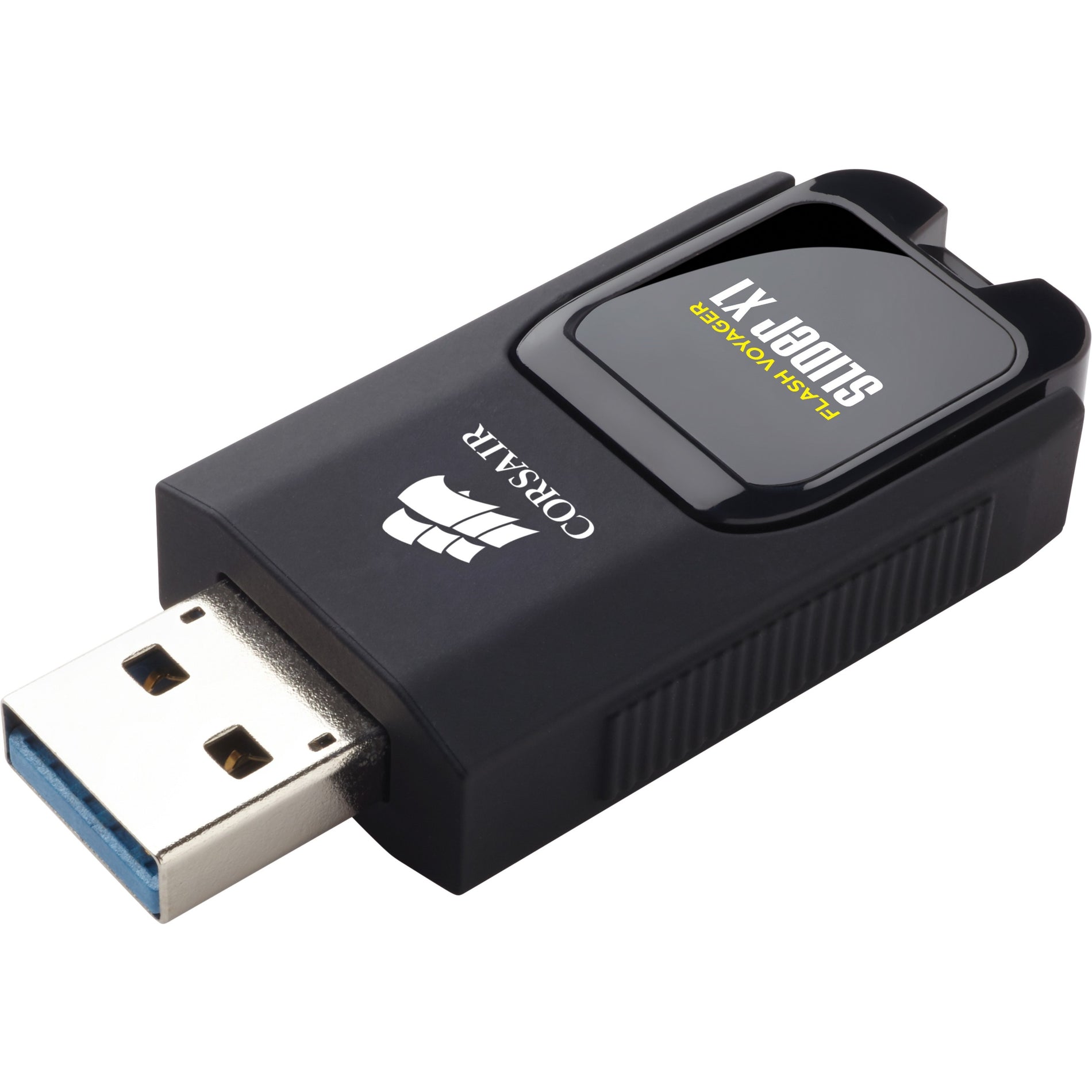 Corsair CMFSL3X1-256GB Flash Voyager Slider X1 USB 3.0 256GB USB Drive, Capless, LED Light, Retractable