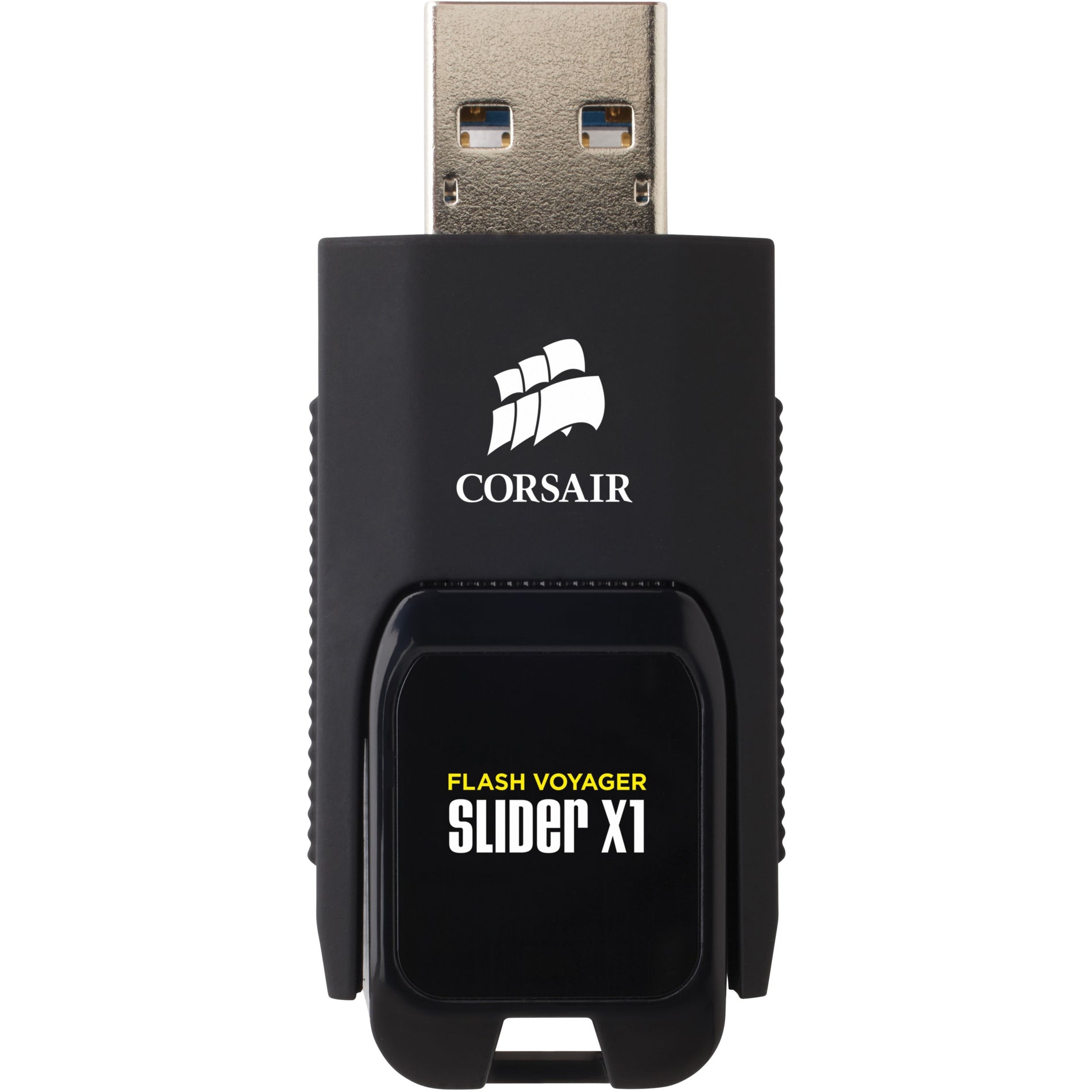 Corsair CMFSL3X1-128GB Flash Voyager Slider X1 128GB, USB 3.0 Flash Drive, Compact and Capless