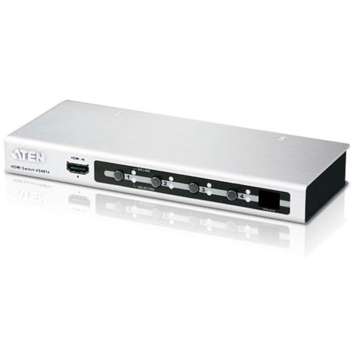 ATEN VS481B 4-Port HDMI Switch, 4K Video, 4096 x 2160 Resolution, HDMI In/Out
