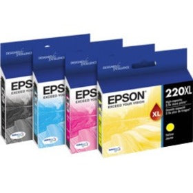 Epson T220XL220-S DURABrite Ultra Cyan Ink Cartridge, High Capacity for WF2630, 2650, 2660, 2750, 2760, XP420