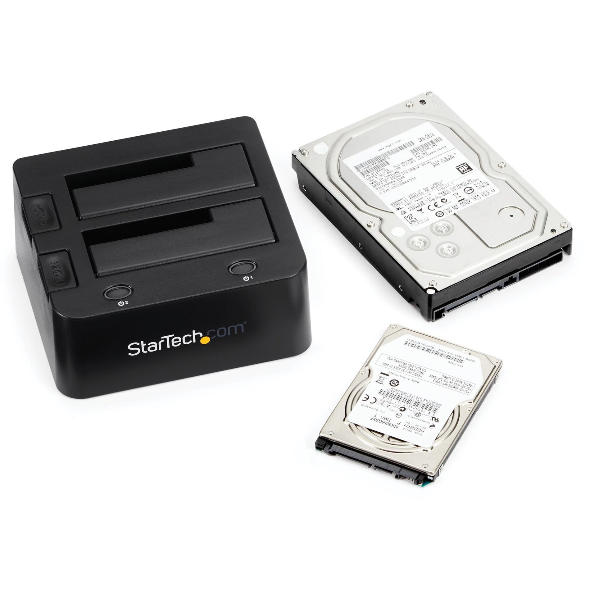 StarTech.com UNIDOCKU33 Universal Docking Station for 2.5/3.5in SATA and IDE Hard Drives - USB 3.0 UASP, Easy Data Transfer and Backup