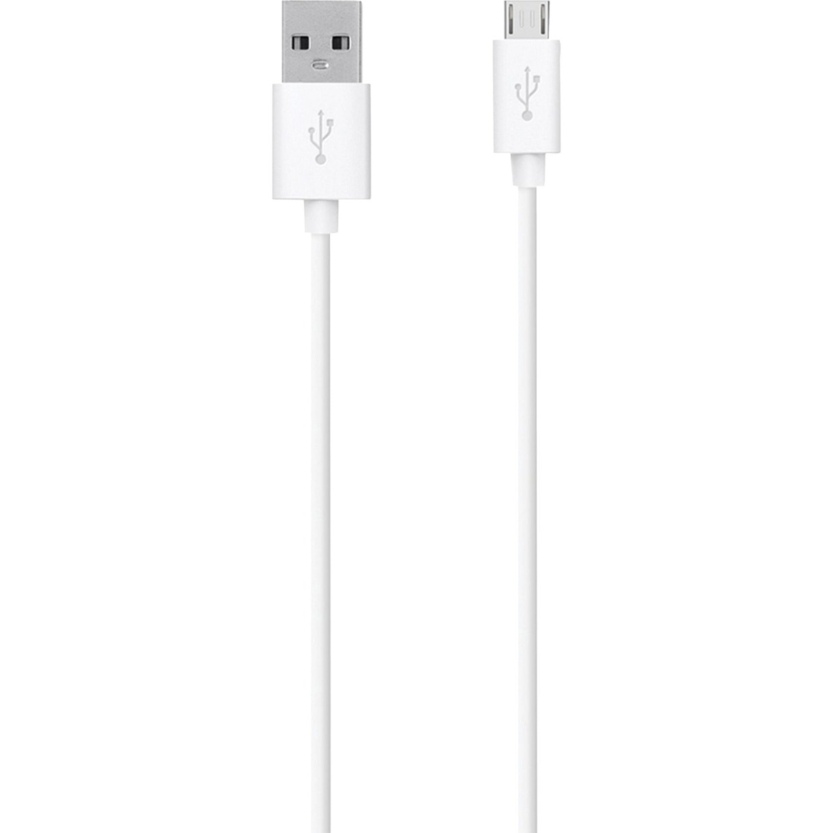 Belkin F2CU012BT04-WHT MIXIT&uarr; Micro-USB to USB ChargeSync Cable, 4 ft, White