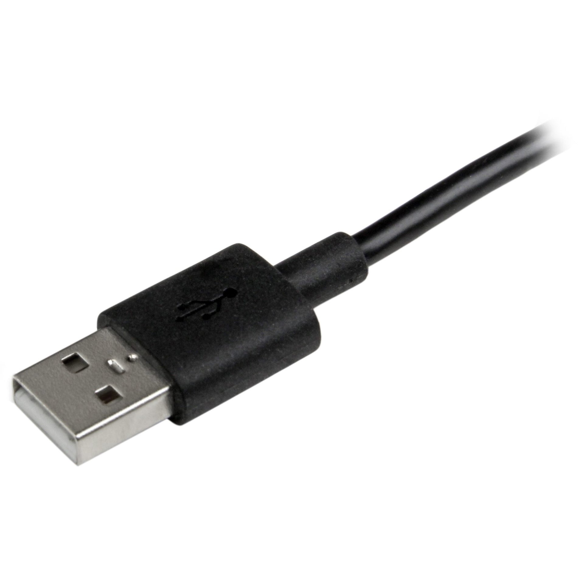 StarTech.com LTUB1MBK Lightning or Micro USB to USB Cable 1m (3ft), Black, for iPhone / iPod / iPad