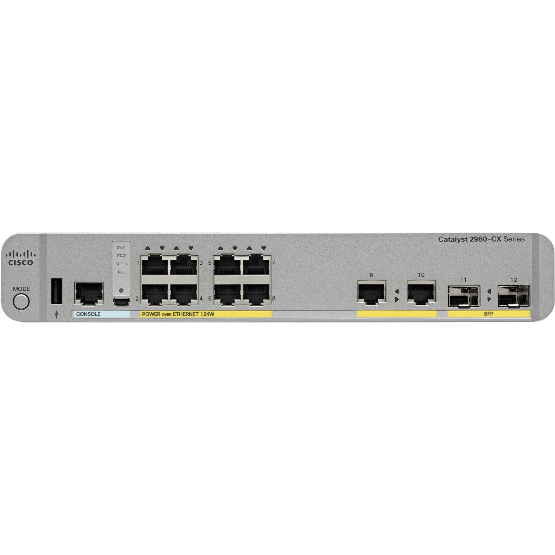 Cisco 2960CX-8PC-L Ethernet Switch (WS-C2960CX-8PC-L)