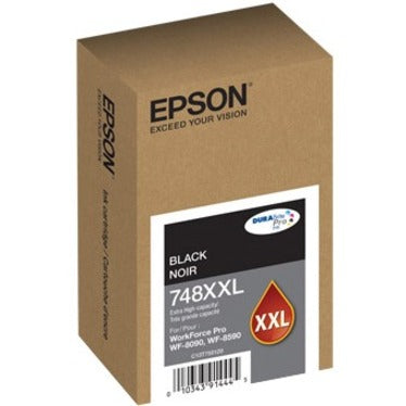Epson T748XXL120 DURABrite Pro 748 Black Ink Cartridge, Extra High Capacity