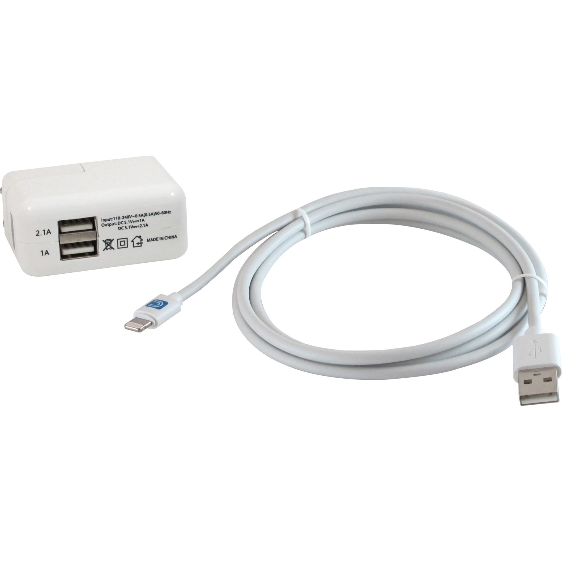 Comprehensive CCK-I01 Lightning Connectivity Kit, 6ft Lightning Cable, Dual USB Wall Charger 2.1A/12 Watt