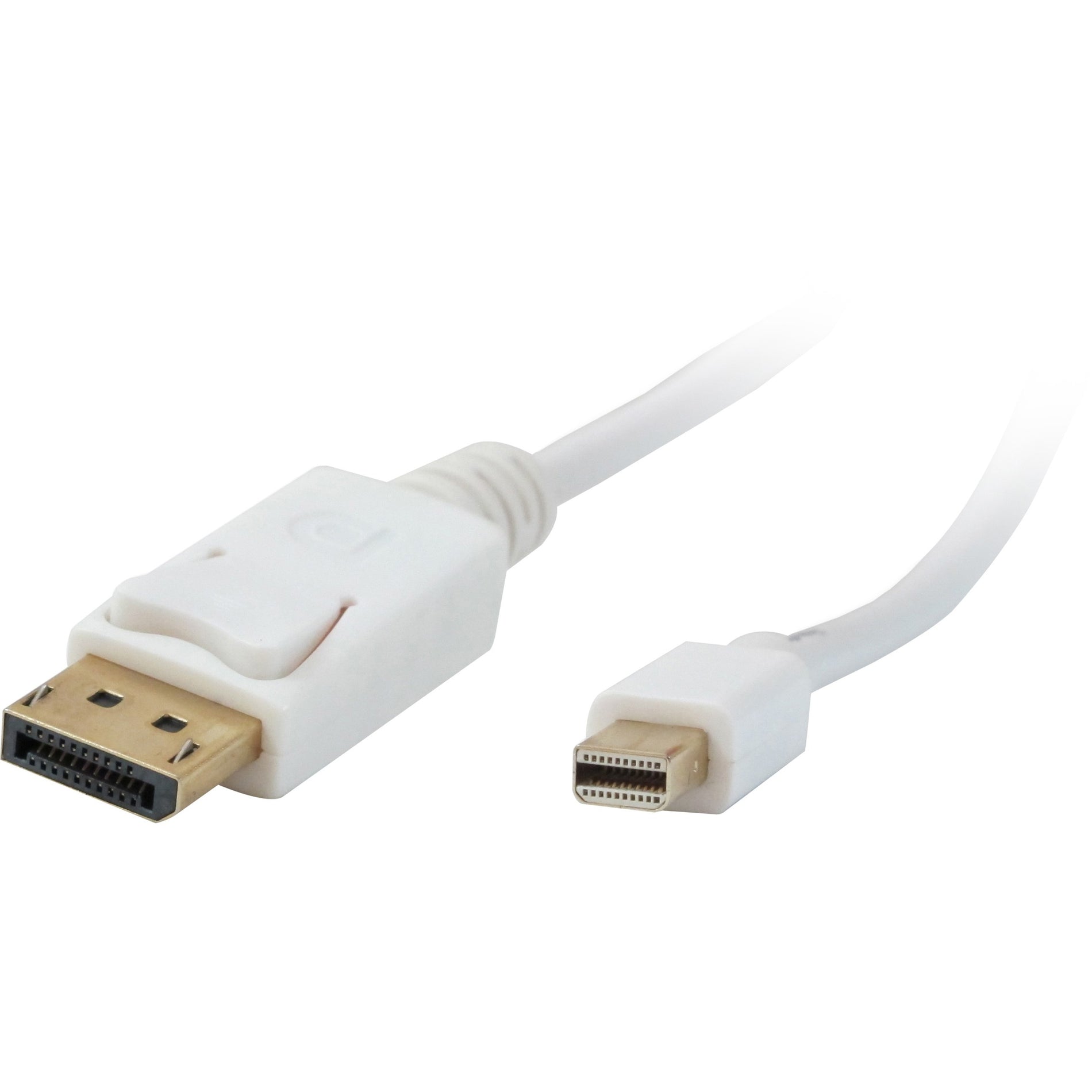 Comprehensive MDP-DISP-3ST Mini DisplayPort Male to DisplayPort Male Cable 3ft, High-Speed Data Transfer, Lifetime Warranty