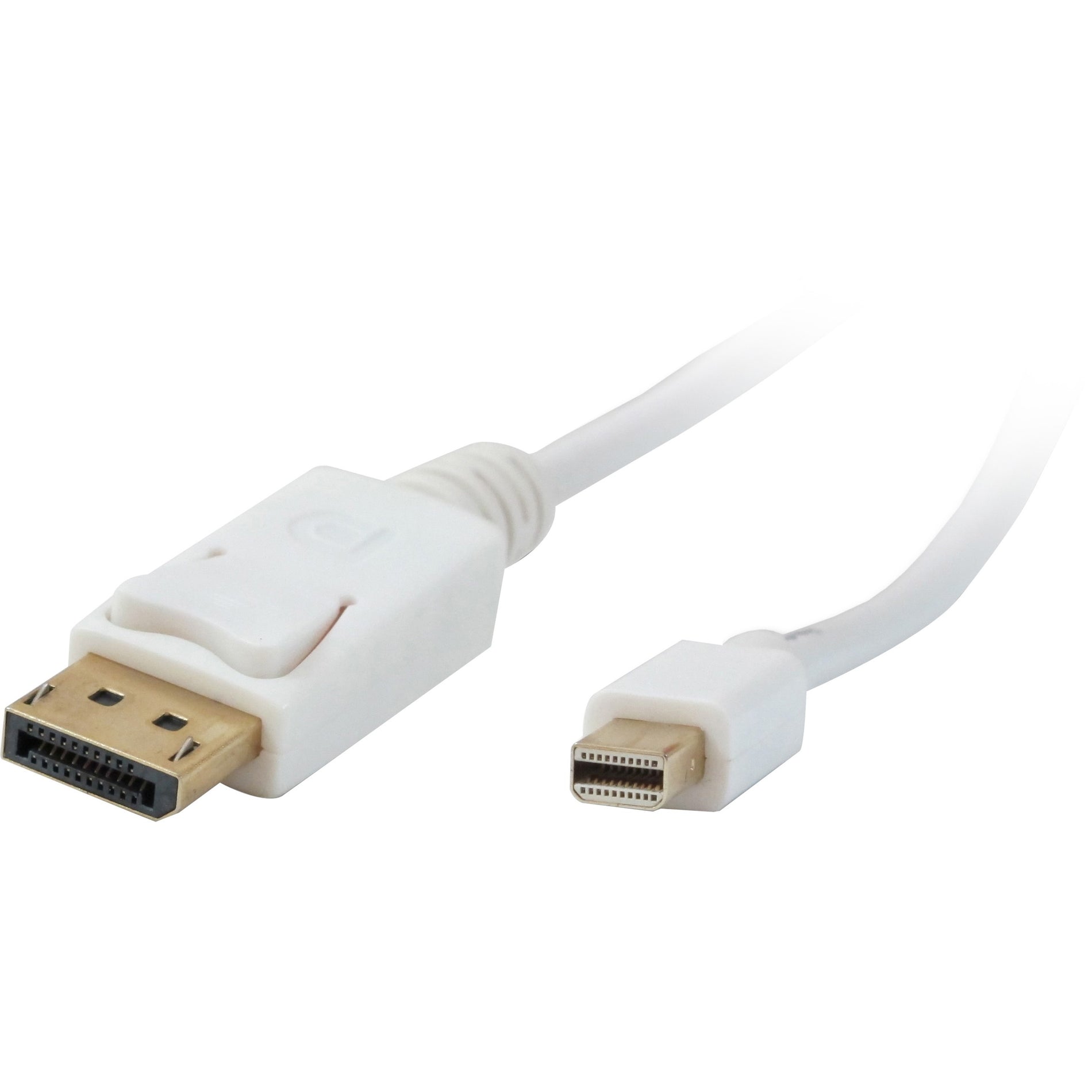 Comprehensive MDP-DISP-15ST Mini DisplayPort Male to DisplayPort Male Cable 15ft, High-Speed Data Transfer for HDTVs, Monitors, and PCs