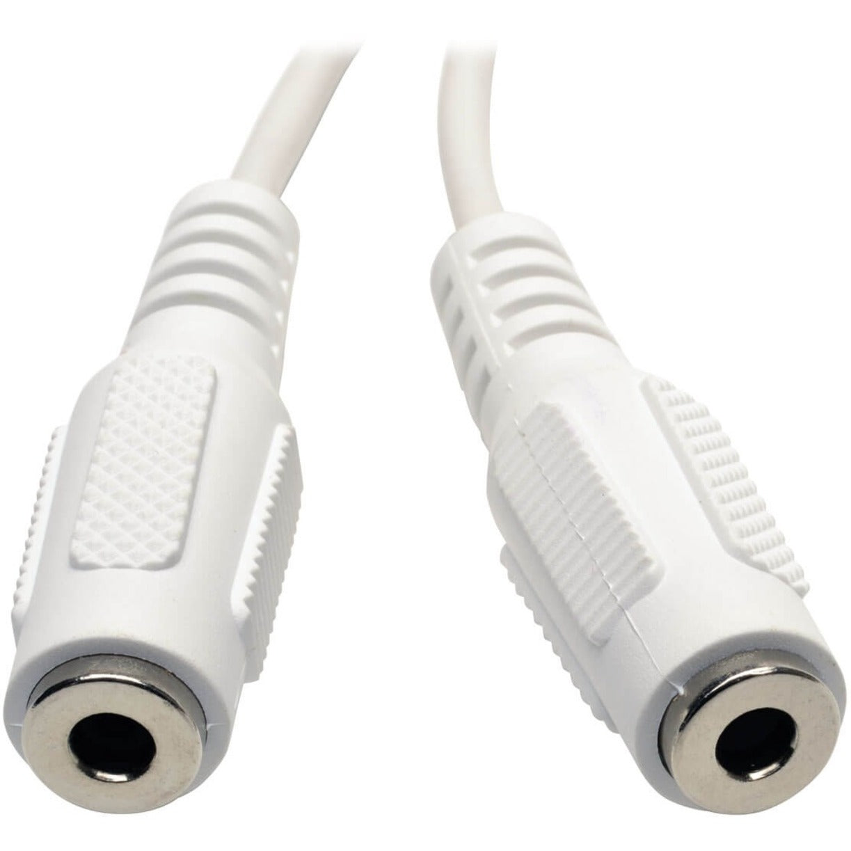 Tripp Lite P313-06N-WH Mini-Phone Audio Cable, 3.5MM Adapter Y Splitter M to 2XF 6-IN., Molded, White