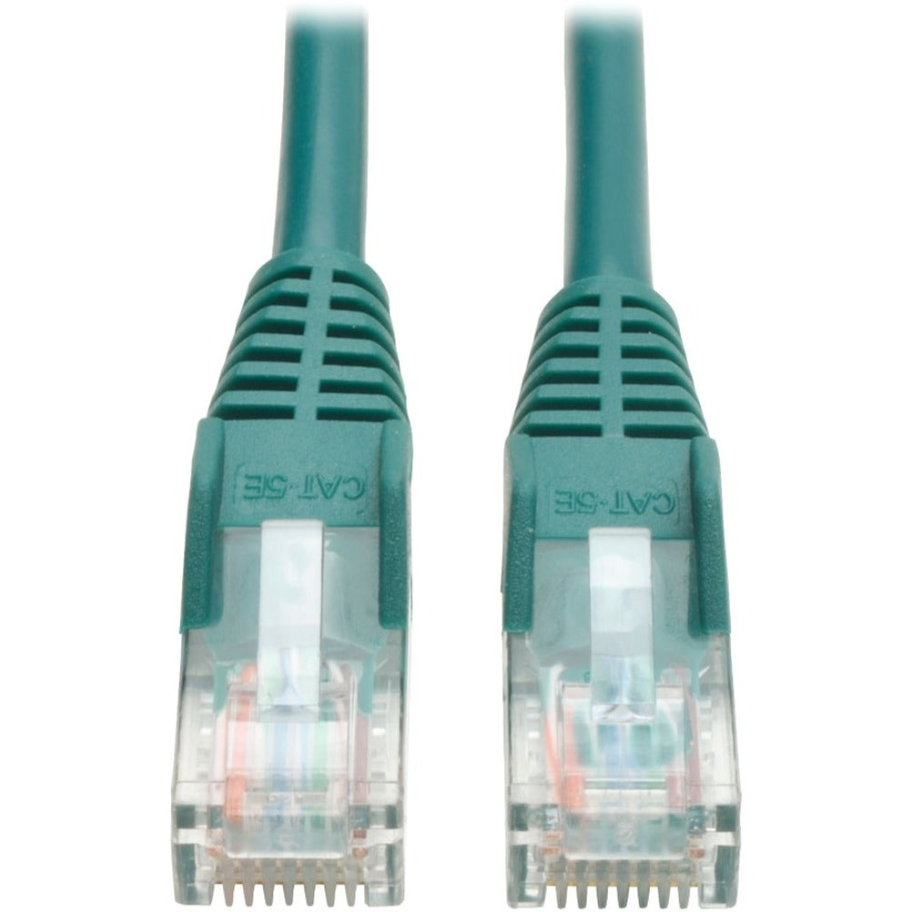 Tripp Lite N001-006-GN Cat5e 350MHz Snagless Molded Patch Cable (RJ45 M/M) - Green, 6-ft.