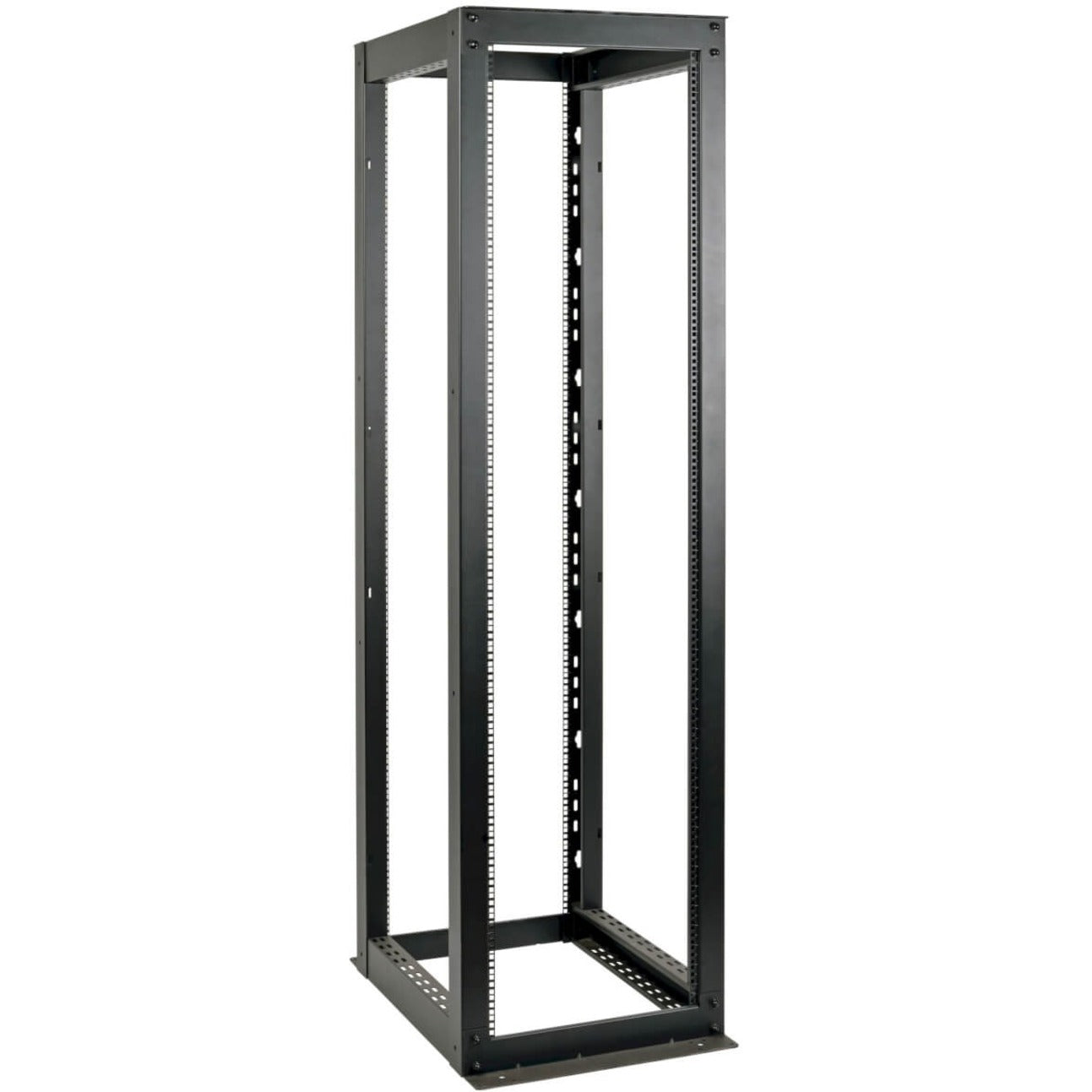 Tripp Lite SR4POST58HD Heavy-Duty 4-Post Open Frame Rack Cable Management Removable Side Panel Casters