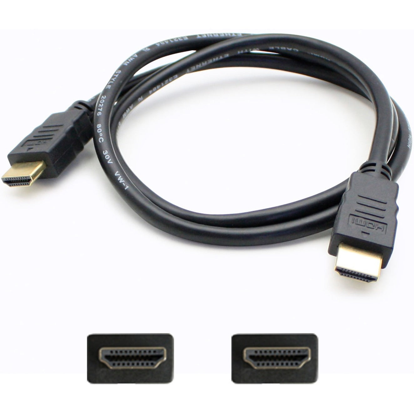 AddOn 0B47070-AO-5PK 5 pack of Lenovo 0B47070 Compatible 1.82m (6.00ft) HDMI Male to Male Black Cable