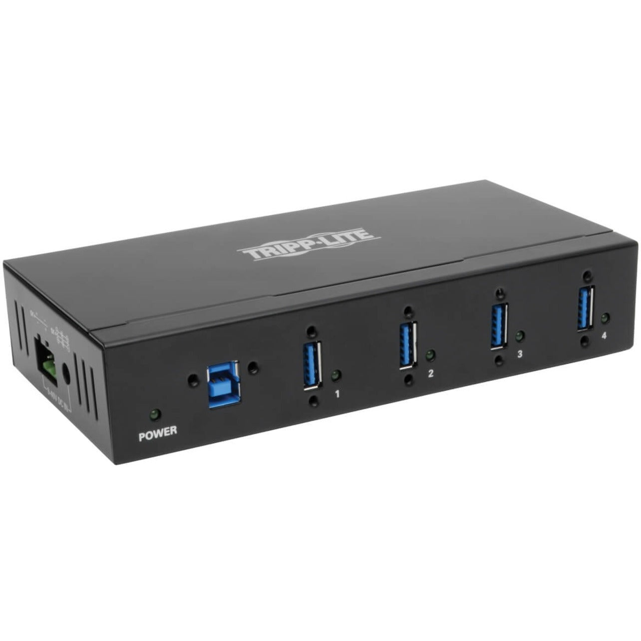 Tripp Lite U360-004-IND Industrial-Grade USB 3.0 Hub, 4 USB Ports, Black