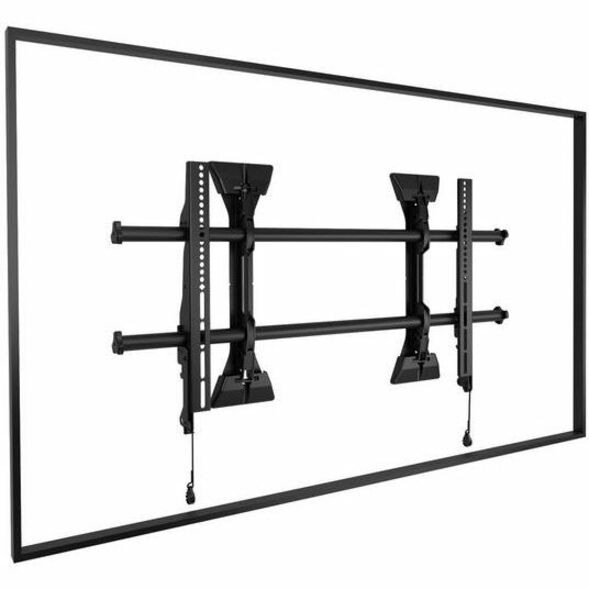 Chief LSM1U Large Fusion Adjustable Wall Display Mount - For Displays 42-86", Black - Cable Management, Leveling System