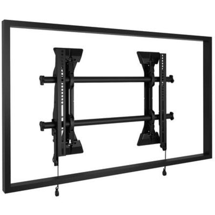 Chief MSM1U Fusion Fixed Wall Mount - For Monitors 32-65", Black, Flexible, Cable Management, Lateral Adjustment