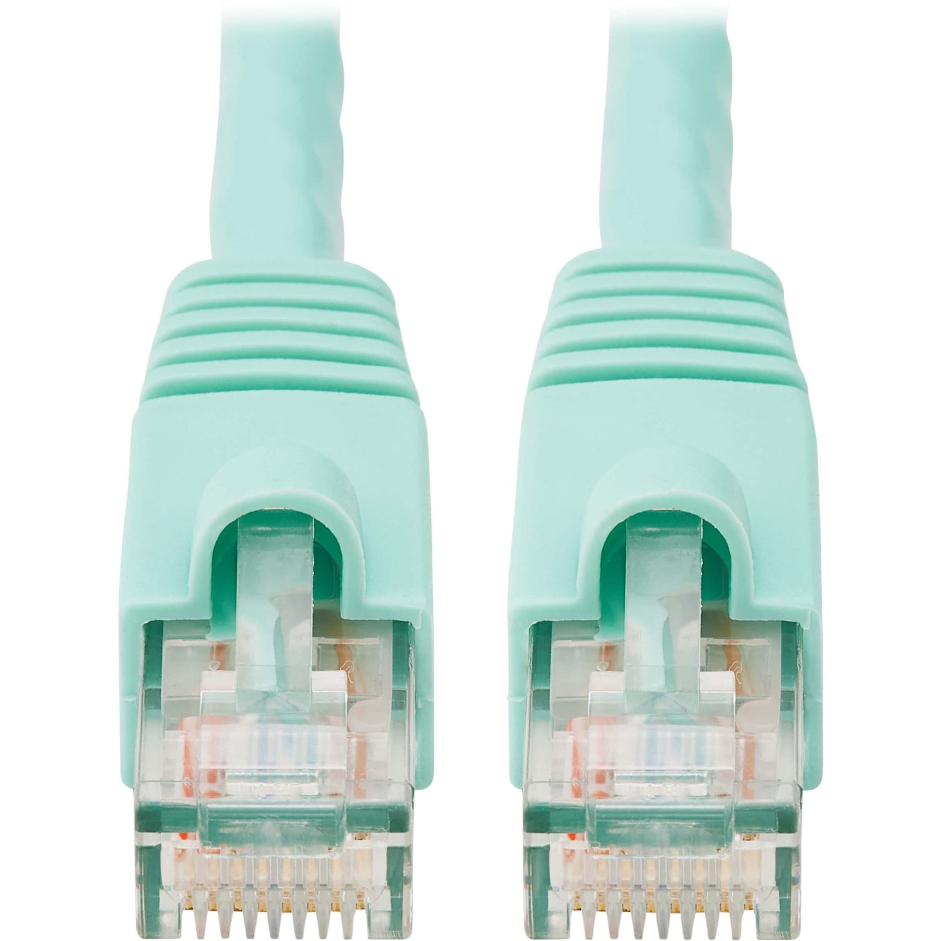 Tripp Lite N261-010-AQ Cat.6a Patch Network Cable, 10 ft, 10 Gbit/s Data Transfer Rate, Aqua