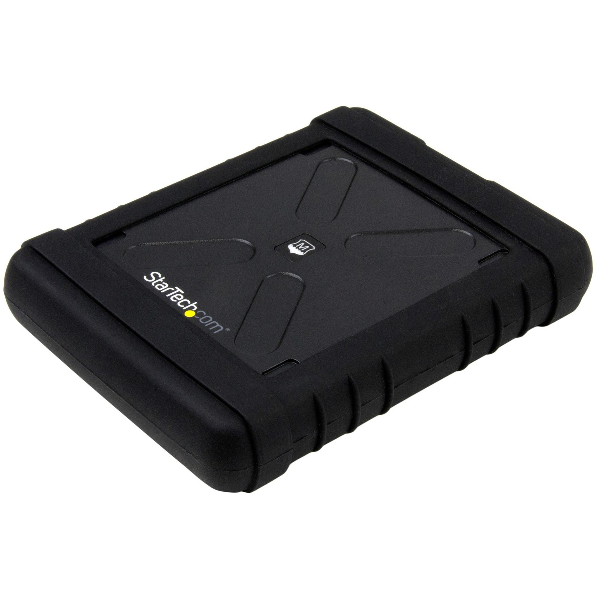 StarTech.com S251BRU33 Rugged Hard Drive Enclosure - USB 3.0 to 2.5in SATA 6Gbps HDD or SSD - UASP, Durable and Fast External Storage Solution