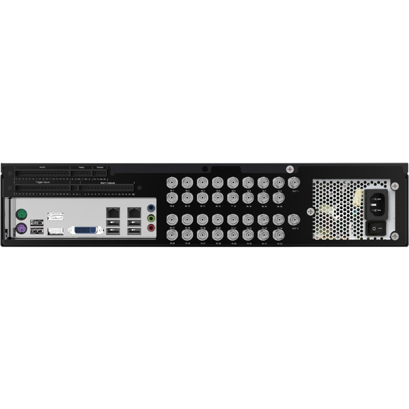 Exacq 3208-04T-R2A exacqVision A Hybrid Video Recorder, 4 TB HDD, Motion JPEG, H.264, 30 fps