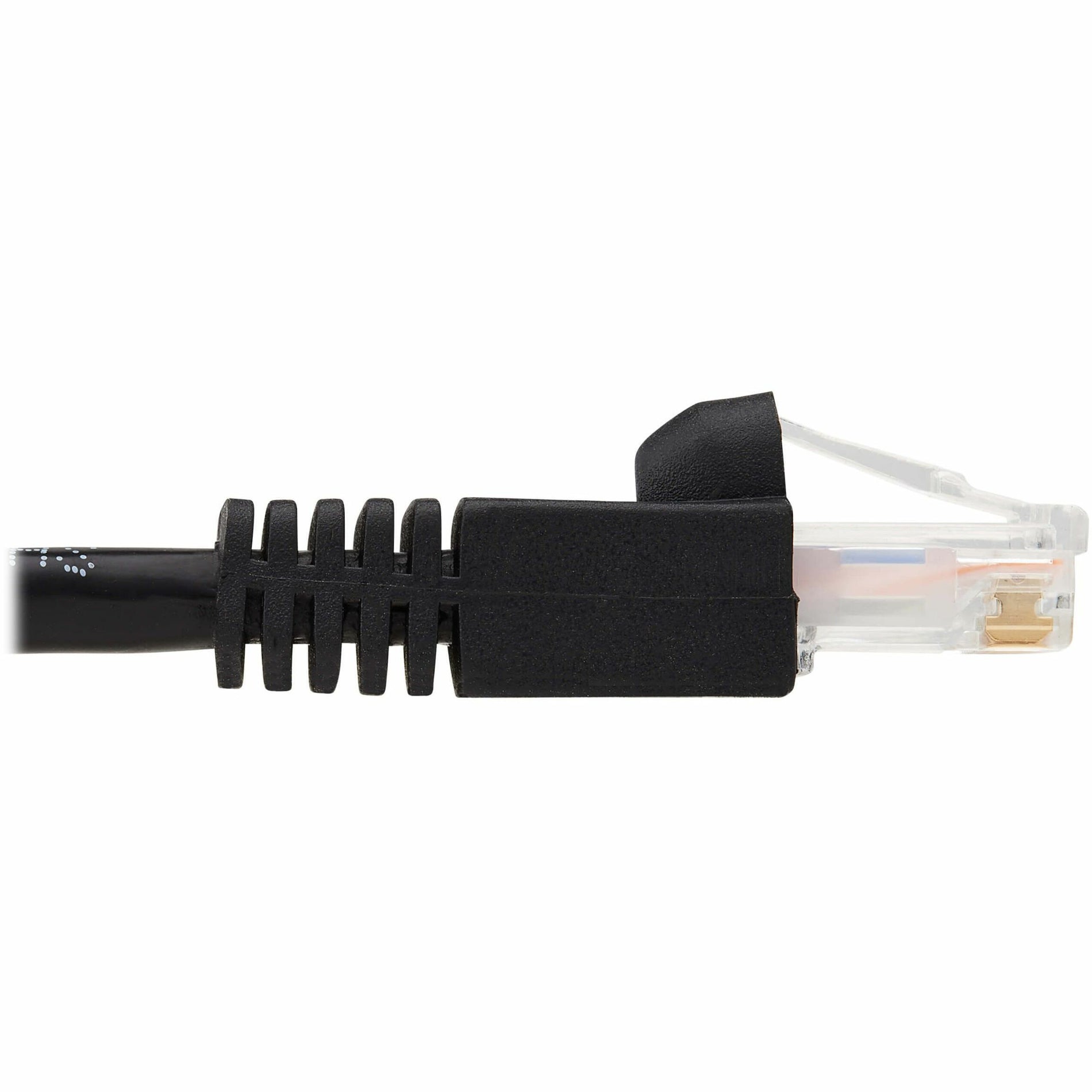 Tripp Lite N261-014-BK Cat.6a Patch Network Cable, 14 ft, 10 Gbit/s, RJ-45 Male Connectors, Black