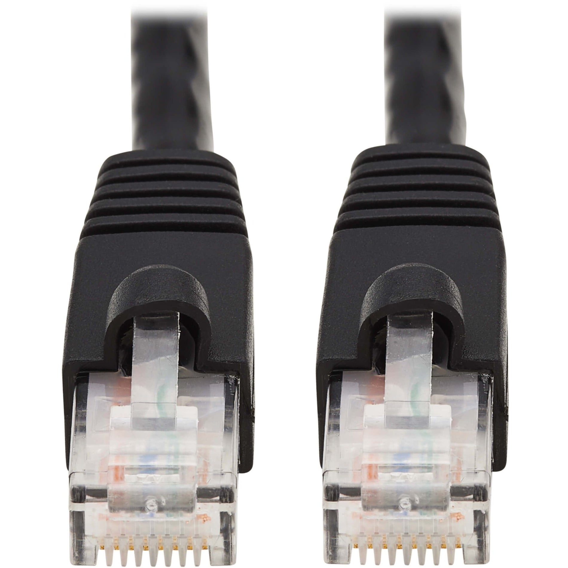 Tripp Lite N261-007-BK Cat.6a Network Cable, 7 ft, 10 Gbit/s Data Transfer Rate, Strain Relief, Snagless Boot