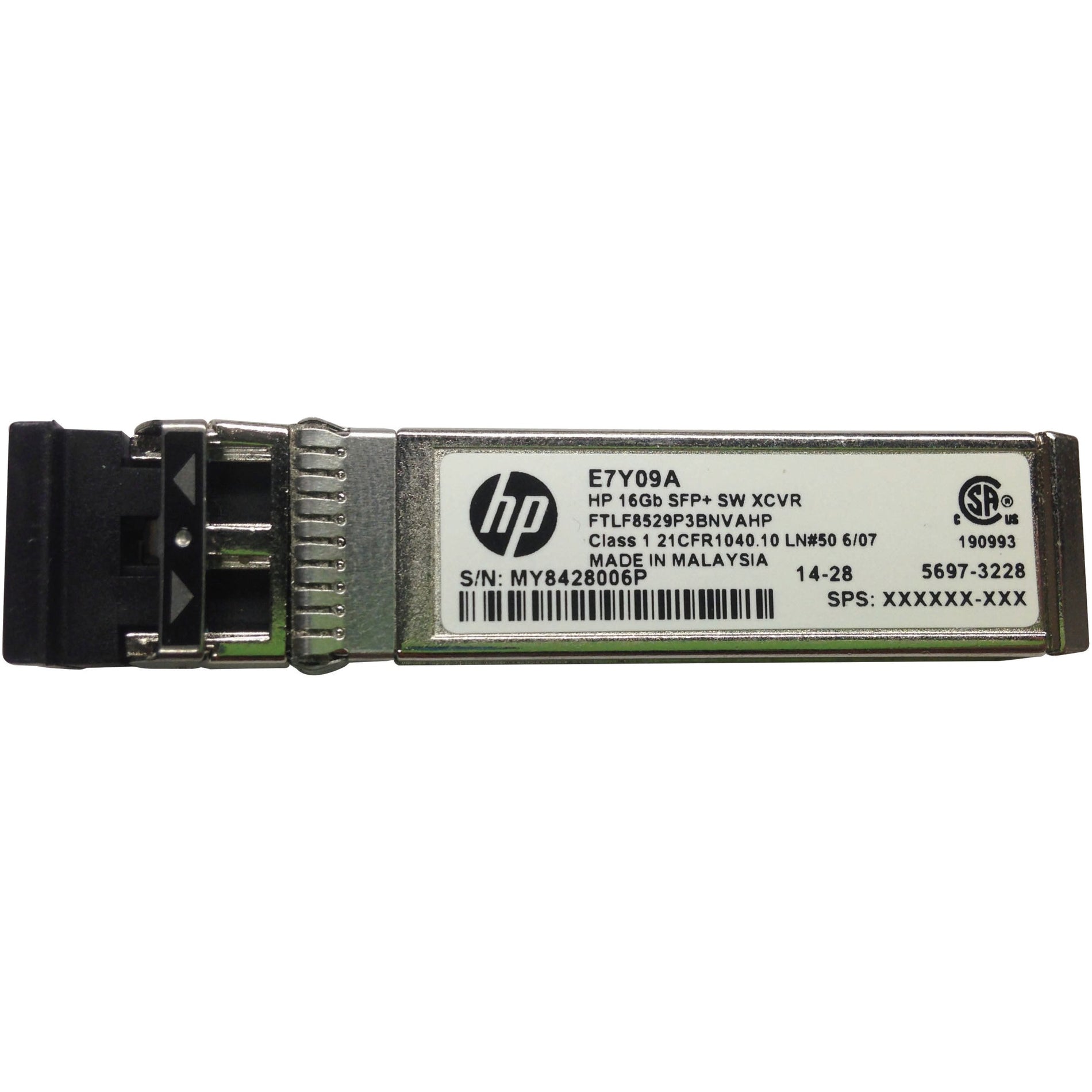 HPE 16 GB SFP+ Short Wave Extended Temp Transceiver (E7Y09A)