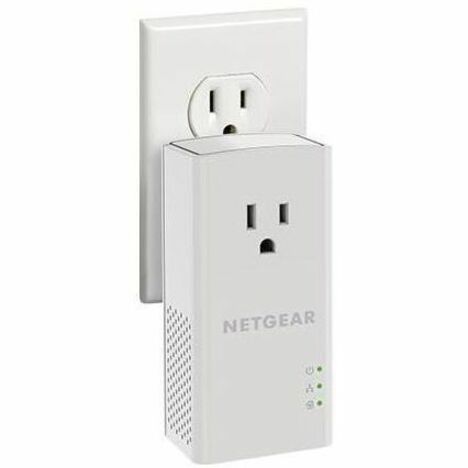 NETGEAR PLP1200-100PAS Powerline 1200 + Extra Outlet, Gigabit Ethernet, 1200 Mbps Data Transfer Rate