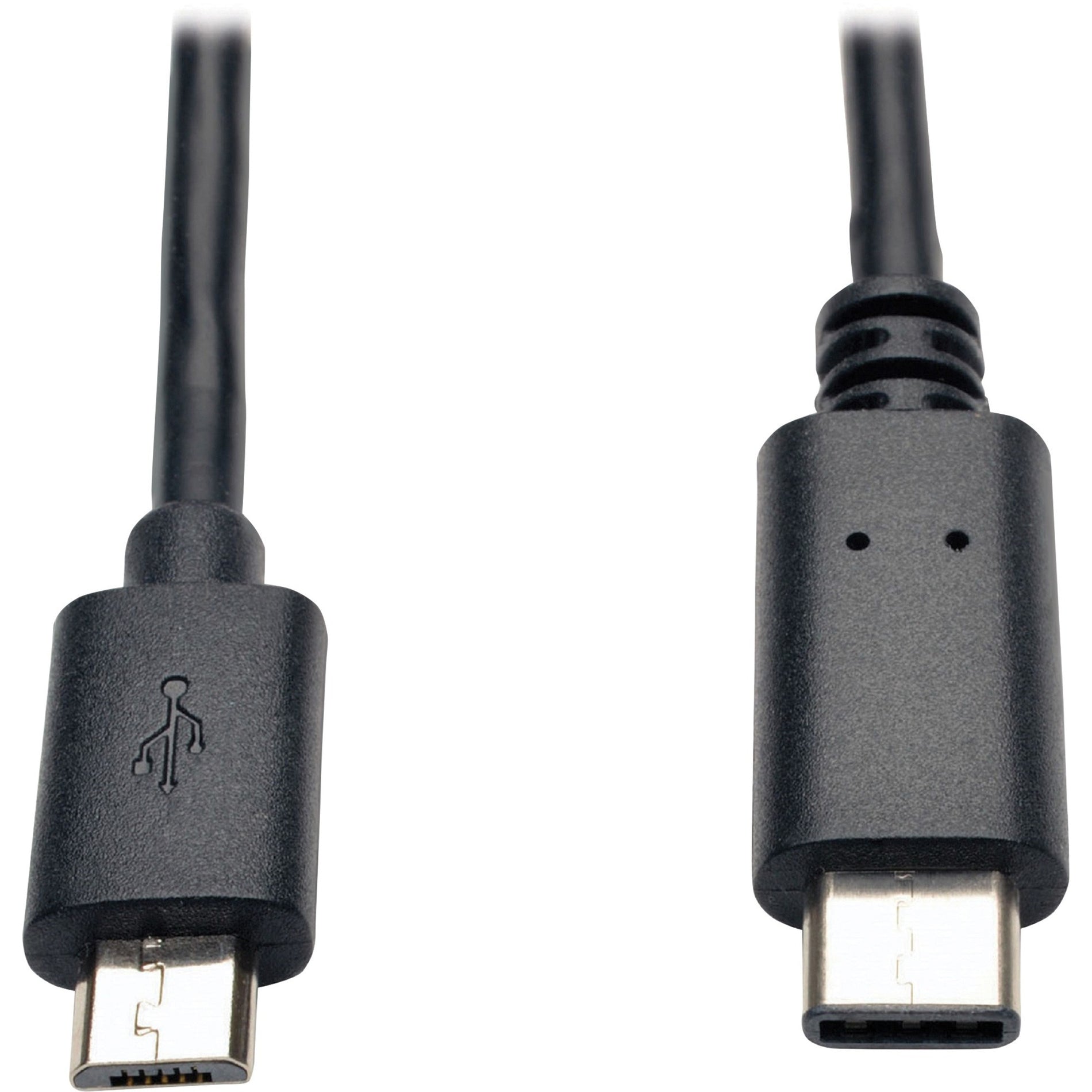 Tripp Lite U040-006-MICRO USB 2.0 Hi-Speed Cable (Micro-B Male to USB Type-C Male), 6-ft, Black