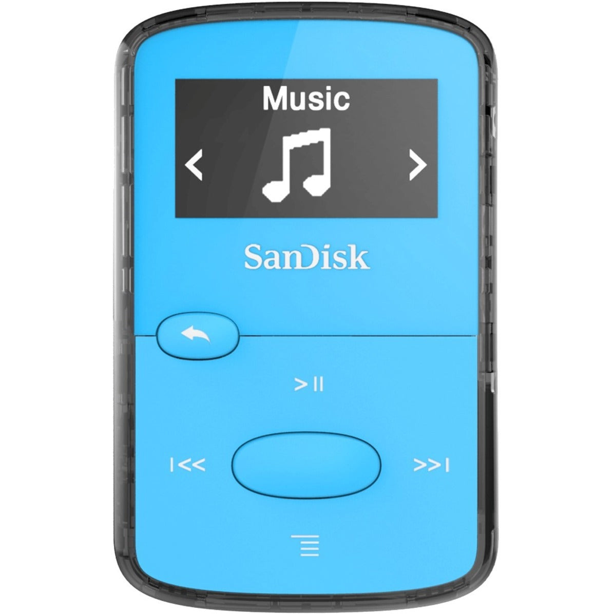 SanDisk SDMX26-008G-G46B Clip JAM 8GB Flash MP3 Player Blue - FM Tuner 2 Year Warranty