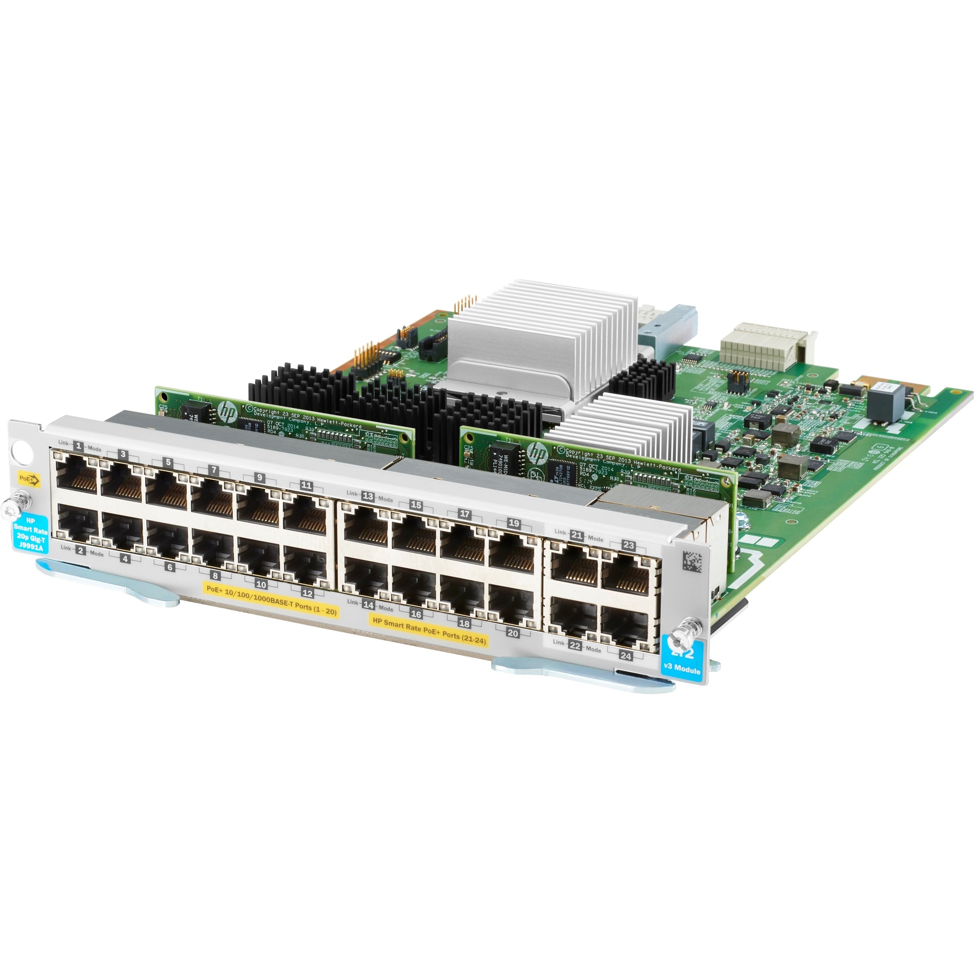 HPE J9991A Expansion Module, 24 Ports, 10GBase-T, 1000Base-T, Twisted Pair