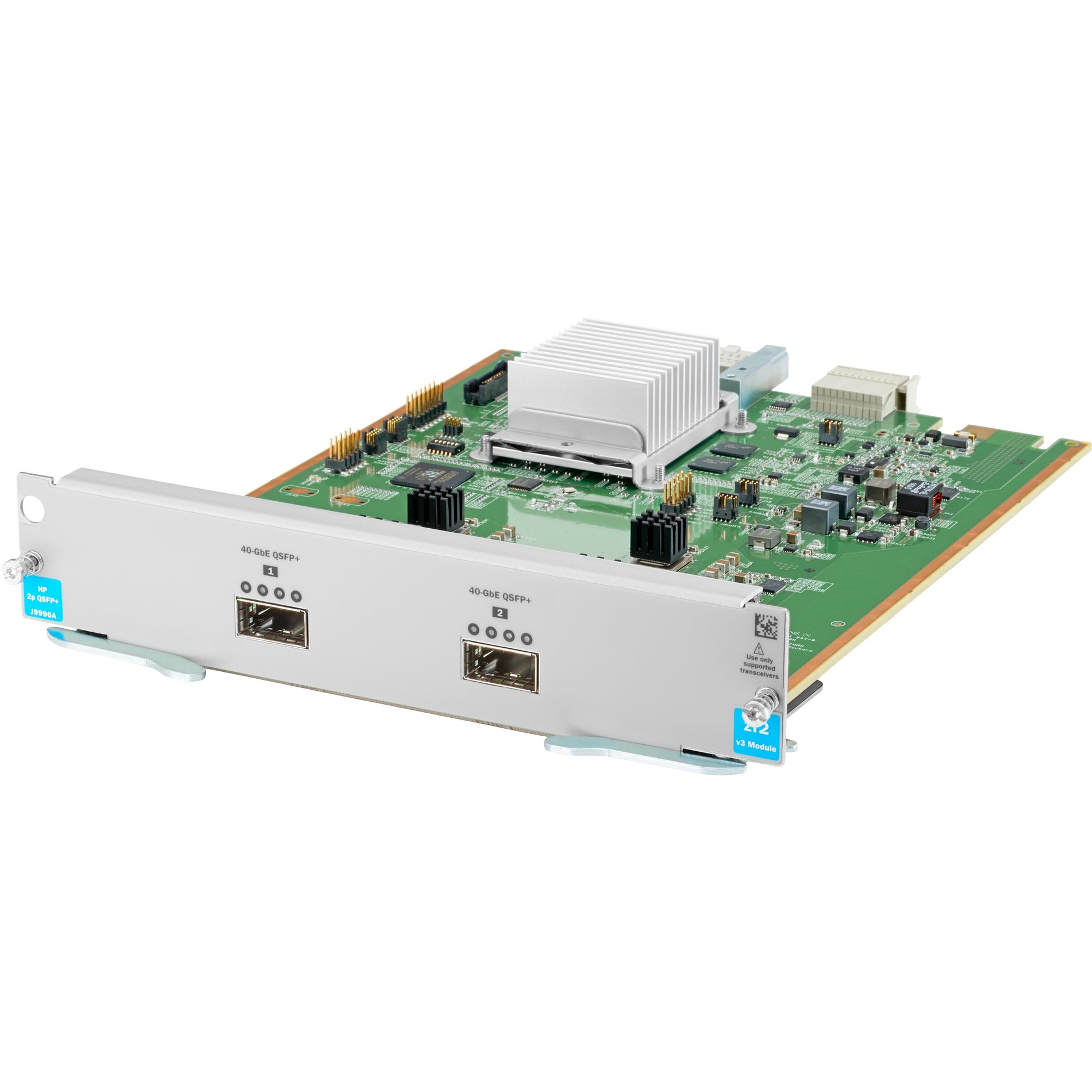 HPE J9996A 2-port 40GbE QSFP+ v3 zl2 Module, High-Speed Data Networking Solution