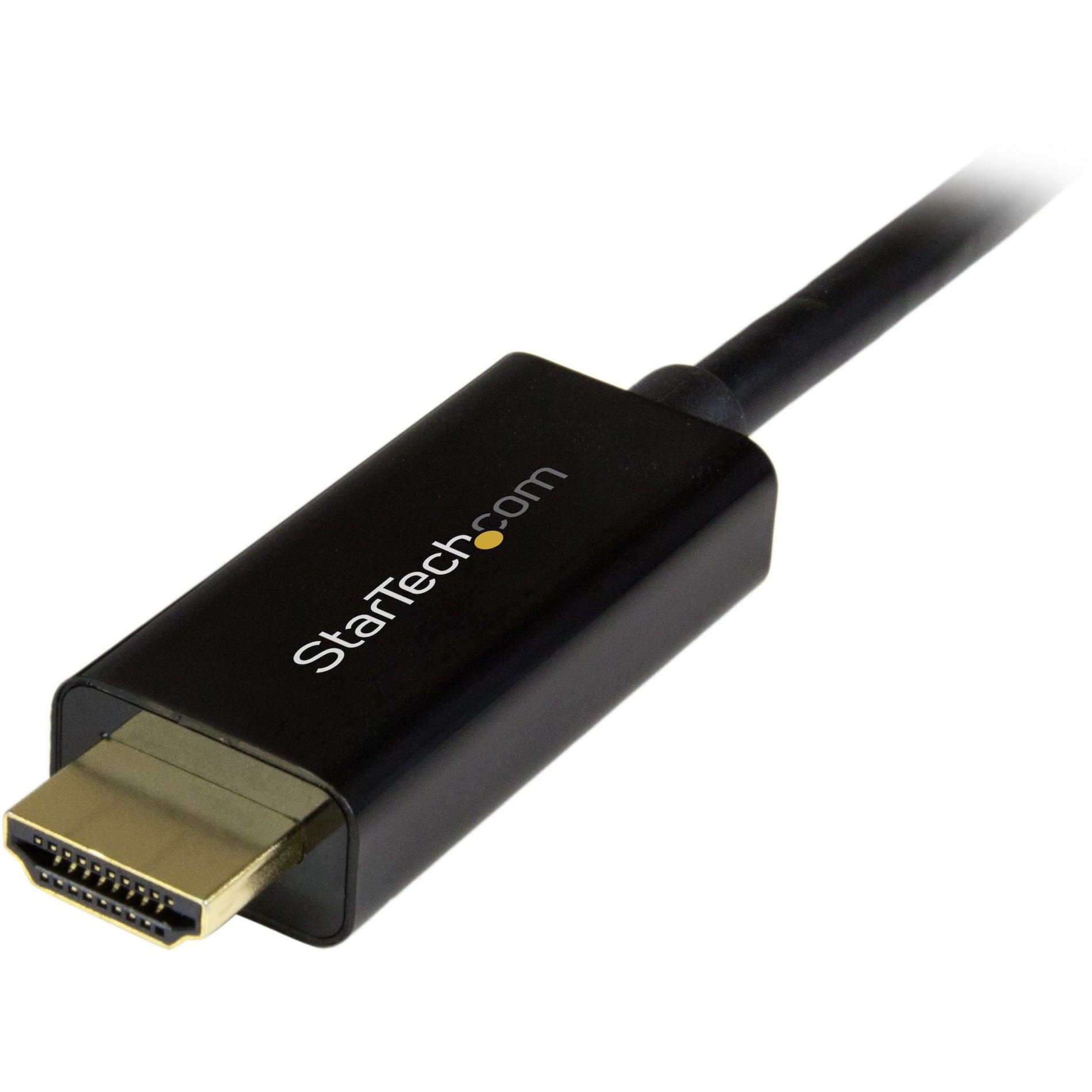 StarTech.com DP2HDMM1MB DisplayPort to HDMI Converter Cable 4K, 3 ft - Flexible, HDCP 1.4