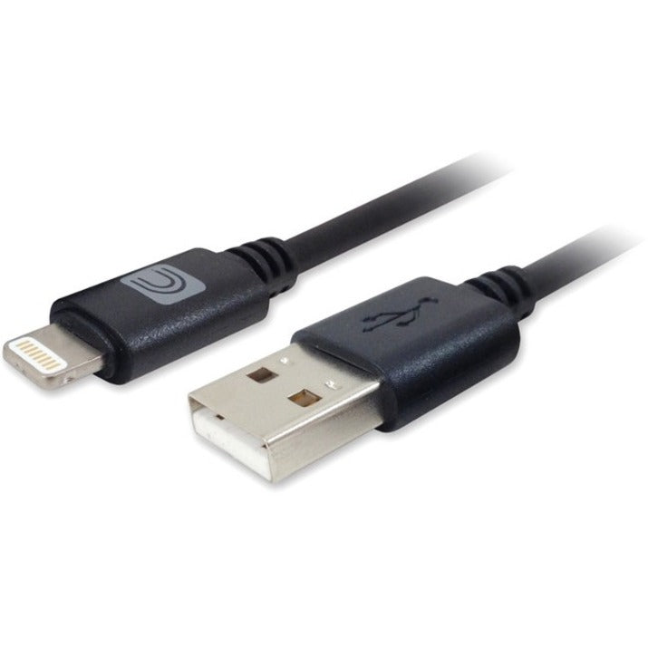 Comprehensive LTNG-USBA-10PROBLK Pro AV/IT Lightning Male to USB A Male Cable Black 10ft, Lifetime Warranty, RoHS Certified
