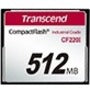 Transcend TS512MCF220I Industrial Temp CF220I CF Card, 512 MB CompactFlash