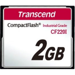Transcend TS2GCF220I Industrial Temp CF220I CF Card, 2 GB CompactFlash