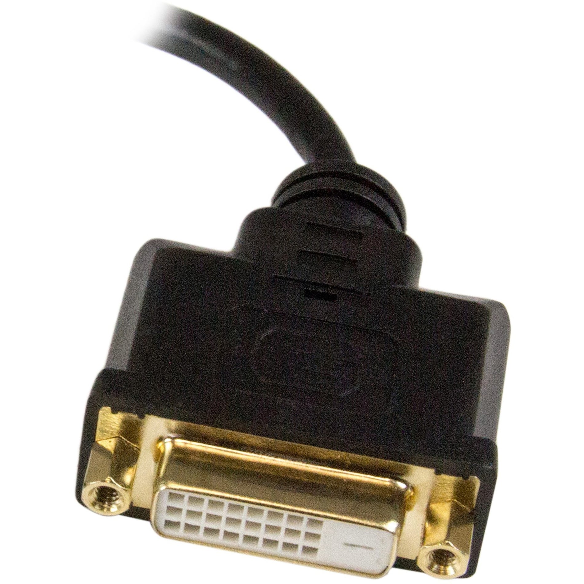 StarTech.com HDDDVIMF8IN Micro HDMI to DVI-D Adapter M/F - 8in, Video Cable Adapter, Gold-Plated Connectors, 1920 x 1200 Resolution [Discontinued]