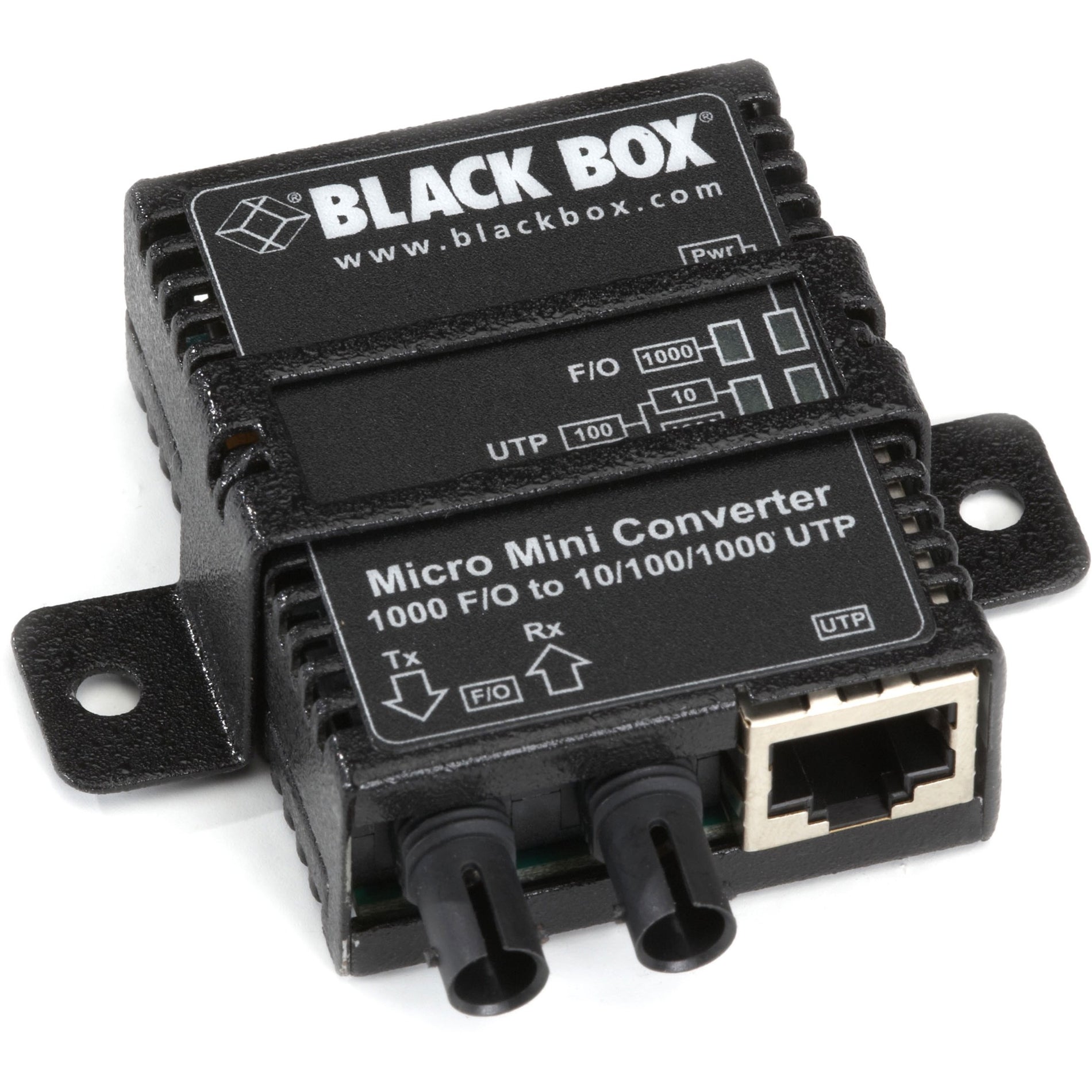 Black Box LMC400-WALL Micro Mini Media Converter Wallmount Bracket, 2 Year Limited Warranty, TAA Compliant, CE Certified
