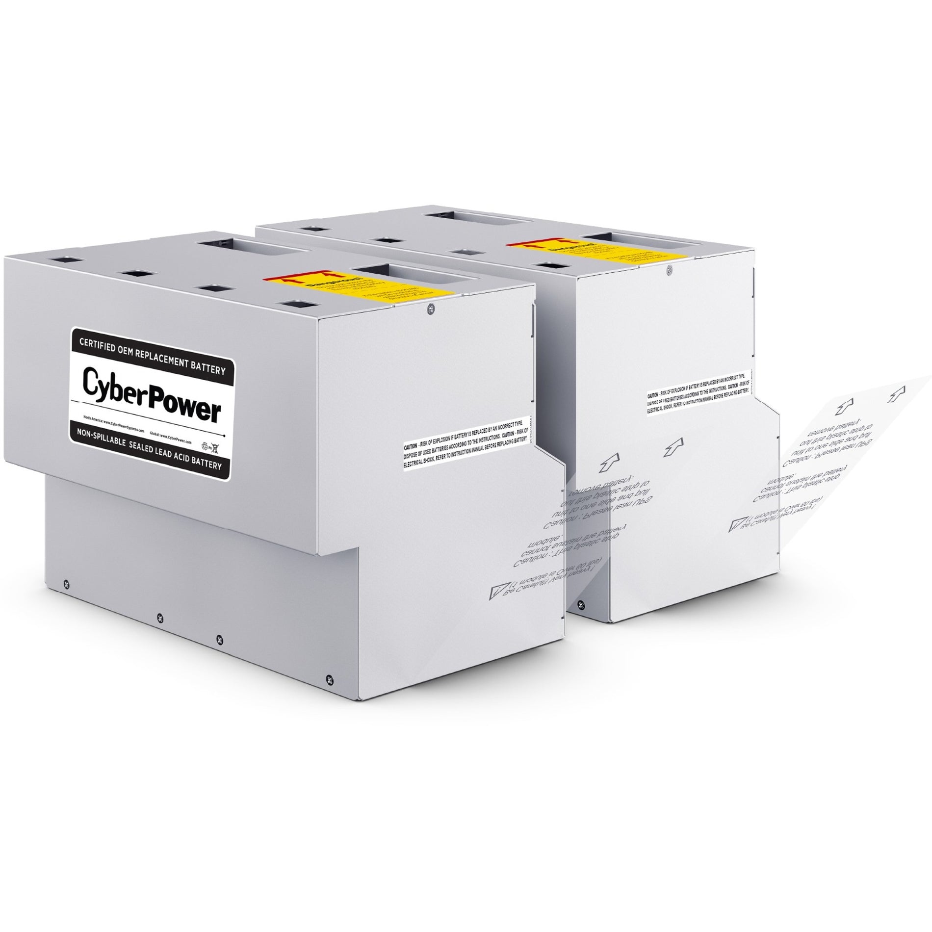 CyberPower RB1290X16 UPS Replacement Battery Cartridge for PR5000LCDRTXL5U/PR6000LCDRTXL5U, 12V DC, 9000mAh, Lead Acid