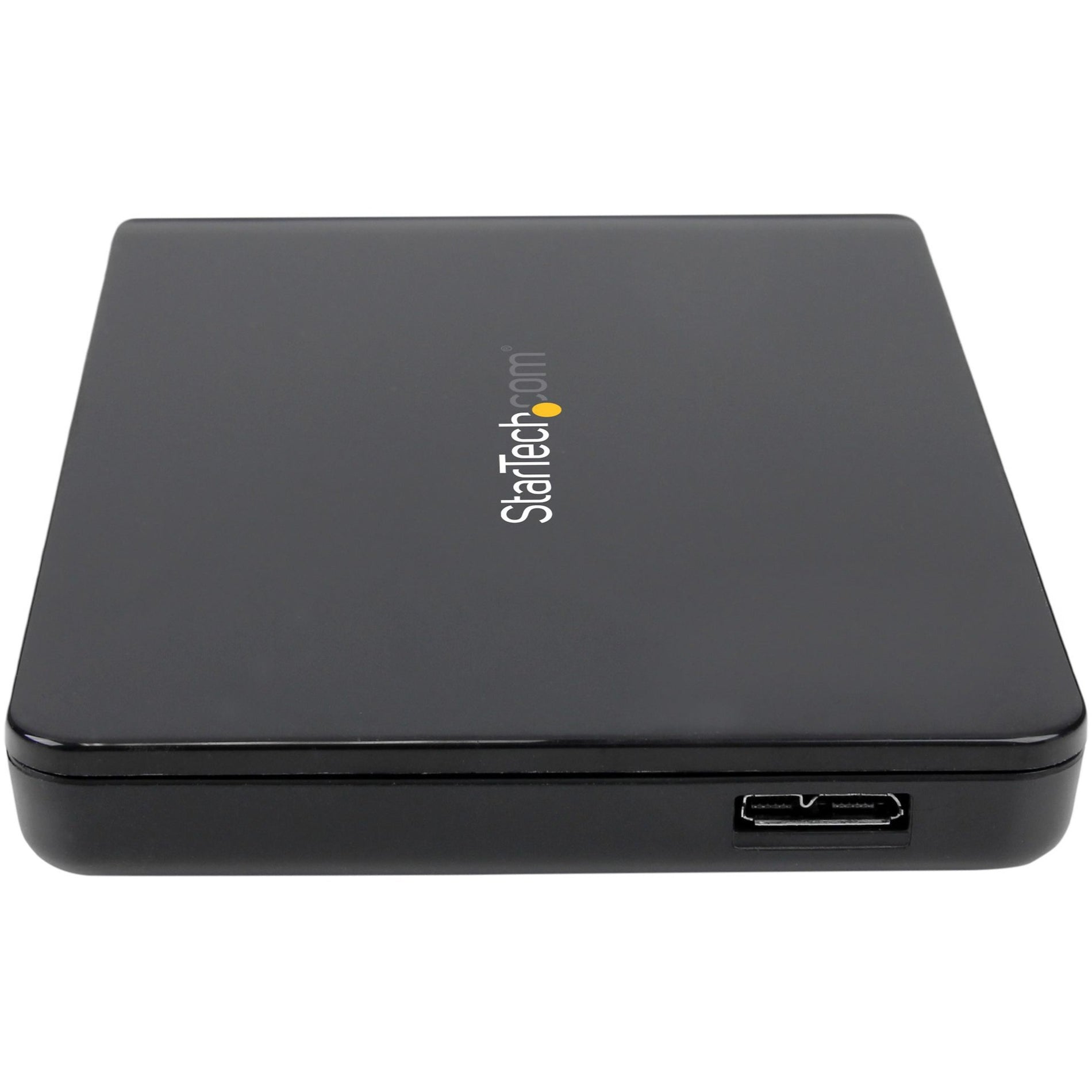 StarTech.com S251BPU313 USB 3.1 Gen 2 (10 Gbps) Tool-free Enclosure for 2.5" SATA Drives, Fast Data Transfer, Easy Installation